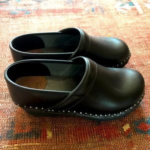 Troentorp Swedish Van Gogh leather clogs